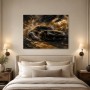 Dynamischer Sportwagen als Modernes Wandbild oder Acrylbild