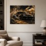 Dynamischer Sportwagen als Modernes Wandbild oder Acrylbild