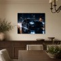 Dynamischer Sportwagen im Regen, Leinwand oder Poster