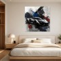 Sportwagen Dynamik als Wandbild oder Acrylbild für moderne Räume