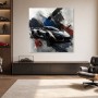 Sportwagen Dynamik als Wandbild oder Acrylbild für moderne Räume