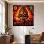 Afrikanische Maske als Modernes Wandbild oder Kunstdruck