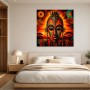 Afrikanische Maske als Modernes Wandbild oder Kunstdruck