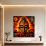 Afrikanische Maske als Modernes Wandbild oder Kunstdruck