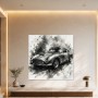 Klassischer Aston Martin als Leinwand oder Fine Art Print