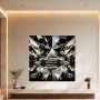 Silberner Sportwagen als Leinwandbild oder Acrylbild