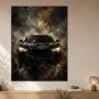 Dunkler Sportwagen als Canvas Print oder Acrylbild