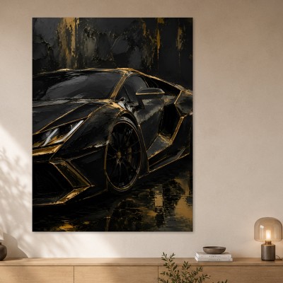Luxuriöser Sportwagen als Wandbild oder Fine Art Print