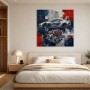 Sportwagen und Motor als Modernes Wandbild oder Acrylbild