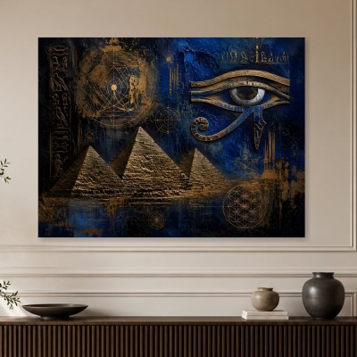 Ägyptische Symbolik als Wandbild oder Fine Art Print
