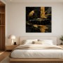 Abstraktes Wandbild mit Sportwagen, Acrylbild oder Fine Art Print