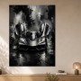 Dynamischer Supersportwagen als Leinwand oder Acrylbild