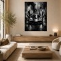 Dynamischer Supersportwagen als Leinwand oder Acrylbild