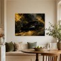 Dunkler Sportwagen als Leinwandbild oder Fine Art Print
