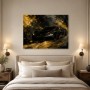 Dunkler Sportwagen als Leinwandbild oder Fine Art Print