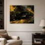 Dunkler Sportwagen als Leinwandbild oder Fine Art Print