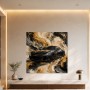 Schwarzer Sportwagen als Fine Art Print oder Luxus Wandbild