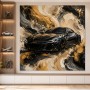 Schwarzer Sportwagen als Fine Art Print oder Luxus Wandbild