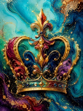 Königliche Krone als Wandbild oder Fine Art Print Königliche Krone als Wandbild oder Fine Art Print