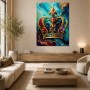 Königliche Krone als Wandbild oder Fine Art Print
