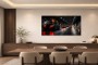 Sportwagen im Tunnel als Leinwand oder Acrylbild