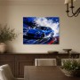 Dynamisches Sportcoupé als Leinwand oder Acrylbild