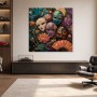 Masken und Fächer als Luxus Wandbild oder Fine Art Print