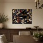 Elegantes Musikmotiv als Modernes Wandbild oder Kunstdruck