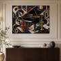 Elegantes Musikmotiv als Modernes Wandbild oder Kunstdruck