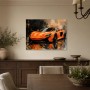 Orange Supersportwagen als Modernes Wandbild oder Acrylbild
