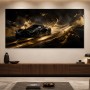 Luxus Wandbild oder Fine Art Print mit dynamischem Sportwagen