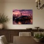 Sportwagen bei Abendlicht als Wandbild oder Fine Art Print