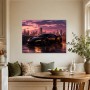 Sportwagen bei Abendlicht als Wandbild oder Fine Art Print