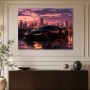 Sportwagen bei Abendlicht als Wandbild oder Fine Art Print