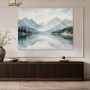 Bergsee in sanfter Weite, Leinwand oder Fine Art Print