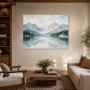 Bergsee in sanfter Weite, Leinwand oder Fine Art Print