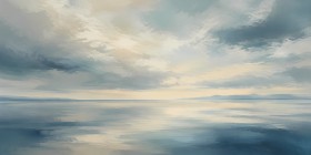 Ruhige Küstenlandschaft als Leinwandbild oder Poster