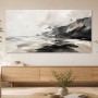 Küste in Schwarz und Weiß, Leinwand oder Fine Art Print