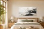 Küste in Schwarz und Weiß, Leinwand oder Fine Art Print