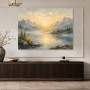 Mystische Berglandschaft als Wandbild oder Fine Art Print