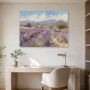 Lavendelfeld in der Provence als Wandbild oder Kunstdruck