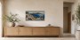 Santorin-Mosaik am Meer als Wandbild oder Fine Art Print