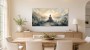 Meditative Buddha im Licht, Kunstwerk oder Wandbild