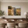 Zwei Frauen im Sommerfeld, Leinwandbild oder Kunstdruck