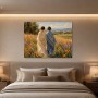 Zwei Frauen im Sommerfeld, Leinwandbild oder Kunstdruck