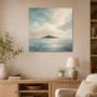 Pastellige Meereslandschaft als Leinwand oder Fine Art Print