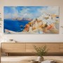 Santorin Küstenlandschaft als Leinwandbild oder Kunstdruck
