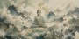Meditativer Buddha zwischen Lotusblüten, Kunstdruck oder Gallery Print