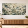 Meditativer Buddha zwischen Lotusblüten, Kunstdruck oder Gallery Print