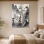 Mystischer Aufstieg in Nebel: Wandbild und Fine Art Print
